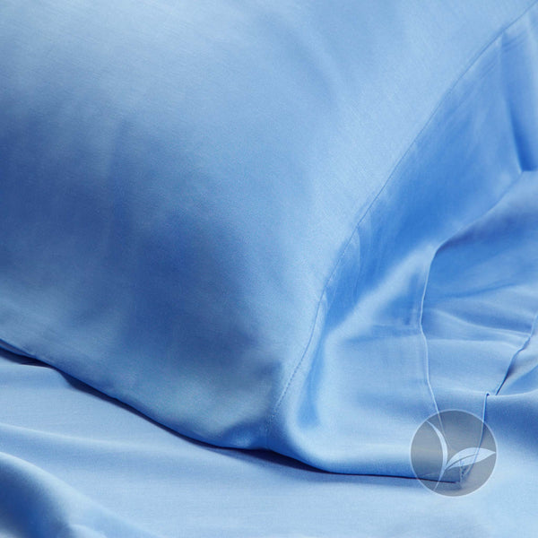 Bamboo Pillowcase Separates French Blue 320 Thread Count